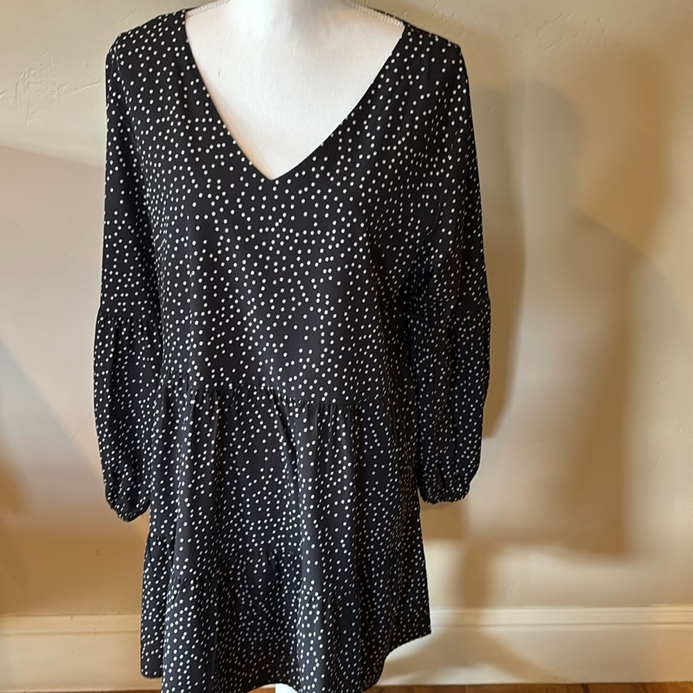 Polka dot tiered tunic!
